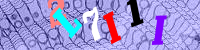 Blue Captcha Image