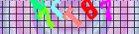 Blue Captcha Image