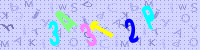 Blue Captcha Image