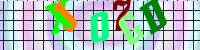 Blue Captcha Image