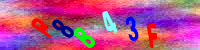 Blue Captcha Image