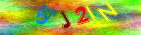 Blue Captcha Image