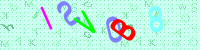 Blue Captcha Image
