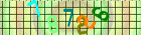 Blue Captcha Image