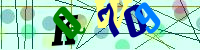 Blue Captcha Image