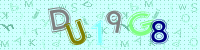 Blue Captcha Image