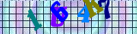 Blue Captcha Image