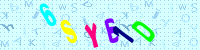 Blue Captcha Image