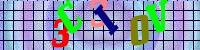 Blue Captcha Image
