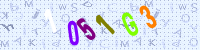 Blue Captcha Image