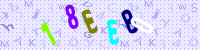 Blue Captcha Image
