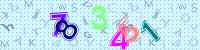 Blue Captcha Image