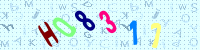 Blue Captcha Image