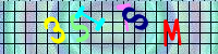 Blue Captcha Image