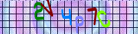 Blue Captcha Image