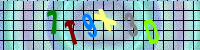 Blue Captcha Image