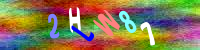Blue Captcha Image