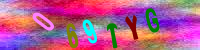 Blue Captcha Image
