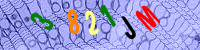 Blue Captcha Image
