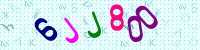 Blue Captcha Image