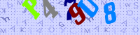 Blue Captcha Image