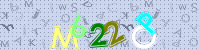 Blue Captcha Image