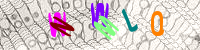 Blue Captcha Image