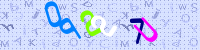 Blue Captcha Image