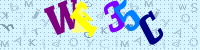 Blue Captcha Image