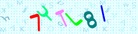 Blue Captcha Image