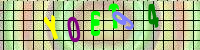 Blue Captcha Image