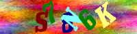 Blue Captcha Image