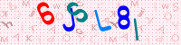 Blue Captcha Image