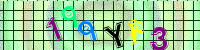 Blue Captcha Image