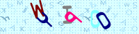 Blue Captcha Image