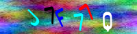 Blue Captcha Image