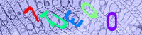 Blue Captcha Image