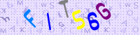 Blue Captcha Image