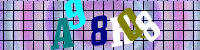 Blue Captcha Image