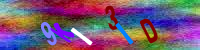 Blue Captcha Image