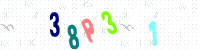 Blue Captcha Image