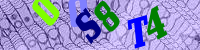 Blue Captcha Image