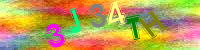 Blue Captcha Image