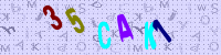 Blue Captcha Image