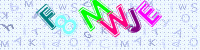 Blue Captcha Image