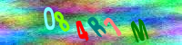 Blue Captcha Image