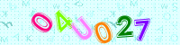 Blue Captcha Image