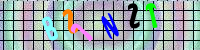 Blue Captcha Image