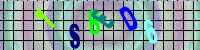 Blue Captcha Image
