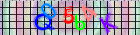 Blue Captcha Image
